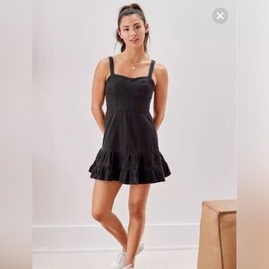 AEO Black Corset Dress Size L